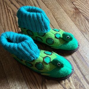 Garnet Hill Kids' Boiled Wool Slipper Boots by Haflinger, Size 3 (9.5in)